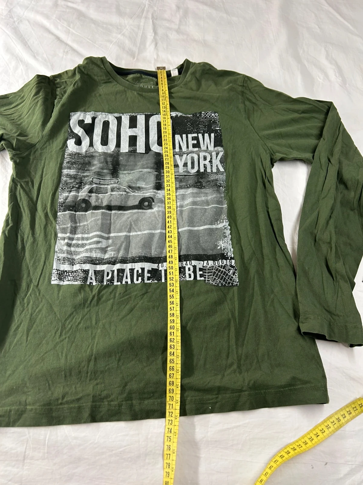 Groen geprint San Francisco T-shirt met lange mouwen maat M – photo 8